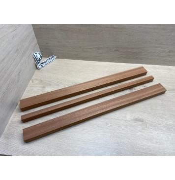 Сапели заготовка грифа электрогитары Радиал ААА 26.5х(47.5-20.5-47.5)х663 мм - из 3х частей-5