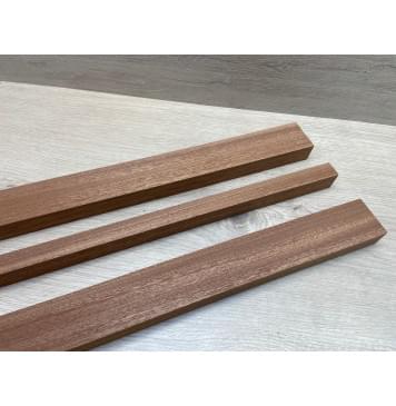 Сапели заготовка грифа электрогитары Радиал ААА 26.5х(47.5-20.5-47.5)х663 мм - из 3х частей-7