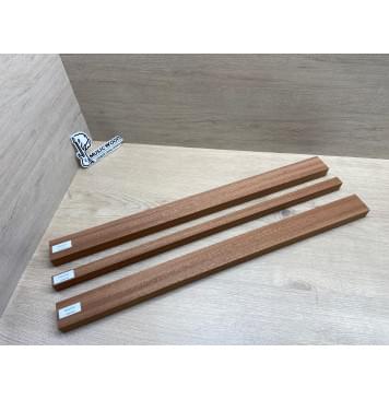 Сапели заготовка грифа электрогитары Радиал ААА 26.5х(47.5-20.5-47.5)х663 мм - из 3х частей-9