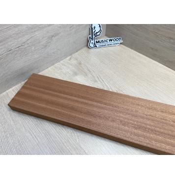 Сапели заготовка грифа электрогитары Радиал ААА 26х(47-23-47)х662 мм - из 3х частей-4