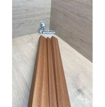 Сапели заготовка грифа электрогитары Радиал ААА 26х(47-23-47)х662 мм - из 3х частей-6