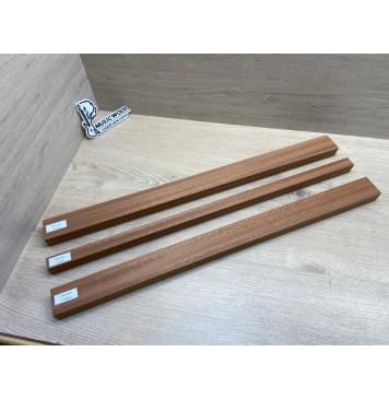 Сапели заготовка грифа электрогитары Радиал ААА 26х(47-23-47)х662 мм - из 3х частей-9