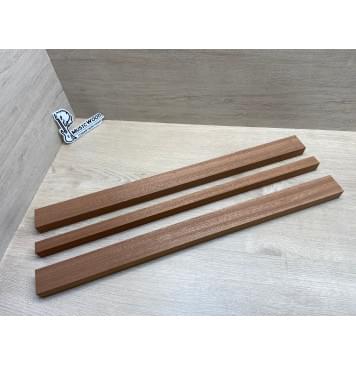 Сапели заготовка грифа электрогитары Радиал ААА 27х(48-23.5-48)х663 мм - из 3х частей-5