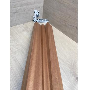 Сапели заготовка грифа электрогитары Радиал ААА 27х(48-23.5-48)х663 мм - из 3х частей-6