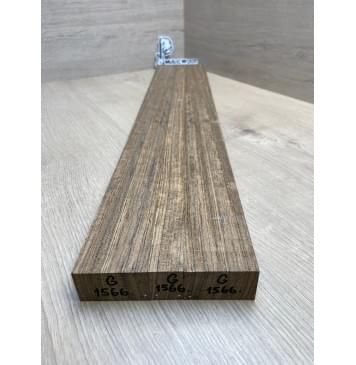 Овенгкол заготовка грифа для электрогитары Радиал ААААА 31х(53-24.5-53)х725 мм - из 3х частей-3