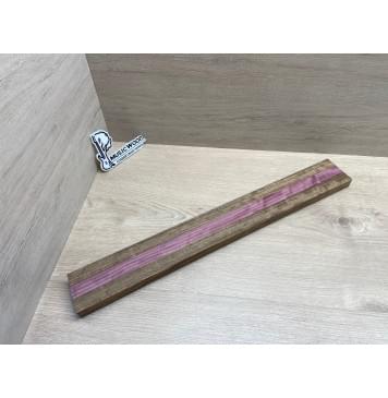 Овенгкол/Амарант заготовка для переклеенного грифа безголовой гитары Радиал ААА 23.5х(23.5-23.5-23.5)х592 мм - из 3х частей-0