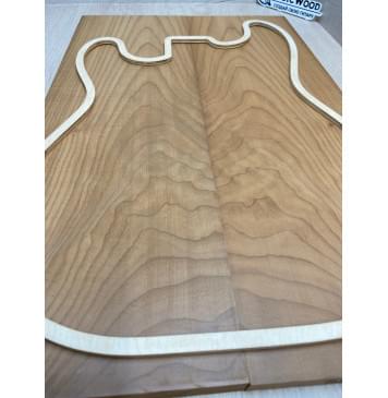 Клён Белый Печёный 180гр заготовка на топ Смешанный ААА 19х169х525 мм - 2 шт (книжкой)-4