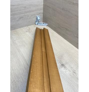 Клён Печёный 180гр заготовка для грифа электрогитары Радиал АА 23х(44.5-18.5-44.5)х710 мм - из 3х частей-8