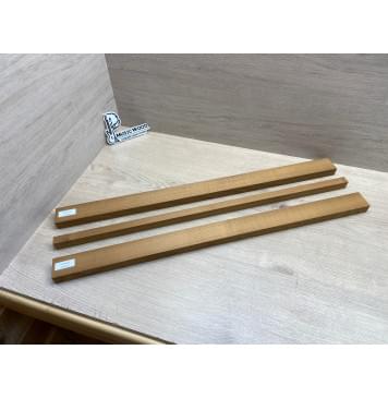 Клён Печёный 180гр заготовка для грифа электрогитары Радиал АА 23х(44.5-18.5-44.5)х710 мм - из 3х частей-11