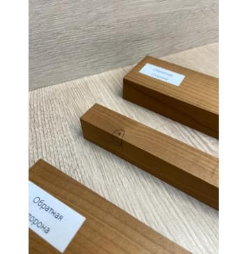 Клён Печёный 180гр заготовка для грифа электрогитары Радиал АА 23х(44.5-18.5-44.5)х710 мм - из 3х частей-4