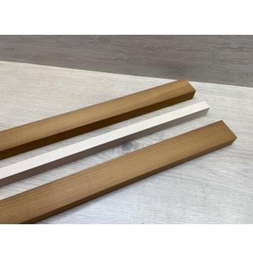 Клён Печёный 180гр/Клён Белый заготовка для переклеенного грифа электрогитары Радиал ААА 25х(42-18.5-42)х720 мм - из 3х частей-7