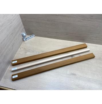 Клён Печёный 180гр/Клён Белый заготовка для переклеенного грифа электрогитары Радиал ААА 25х(42-18.5-42)х720 мм - из 3х частей-10