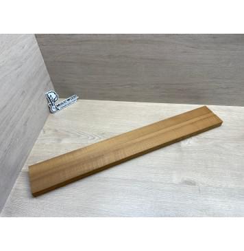 Клён Печёный 180гр заготовка для грифа электрогитары Радиал АА 26х(42-13-42)х715 мм - из 3х частей-0