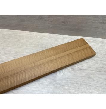 Клён Печёный 180гр заготовка для грифа электрогитары Радиал АА 26х(42-13-42)х715 мм - из 3х частей-3