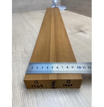 Клён Печёный 180гр заготовка для грифа электрогитары Радиал АА 26х(42-13-42)х715 мм - из 3х частей-1