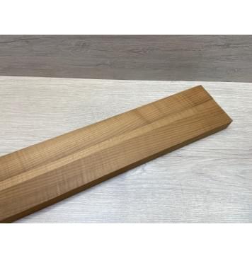 Клён Печёный 180гр заготовка для грифа электрогитары Радиал АА 26х(42-13-42)х715 мм - из 3х частей-11