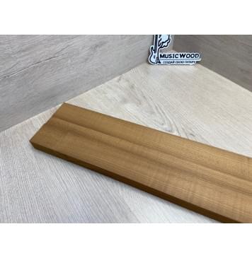 Клён Печёный 180гр заготовка для грифа электрогитары Радиал АА 26х(44-18.5-44)х720 мм - из 3х частей-6