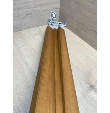 Клён Печёный 180гр заготовка для грифа электрогитары Радиал АА 26х(44-18.5-44)х720 мм - из 3х частей-5