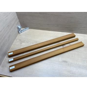 Клён Печёный 180гр заготовка для грифа электрогитары Радиал АА 26х(44-18.5-44)х720 мм - из 3х частей-11