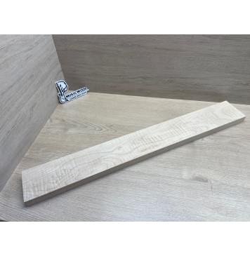 Клён Белый Явор, Волнистый заготовка грифа для электрогитары Тангент А Волна ААА 27х99х760 мм-0