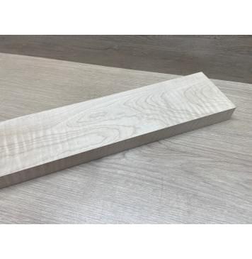 Клён Белый Явор, Волнистый заготовка грифа для электрогитары Тангент А Волна ААА 27х99х760 мм-1