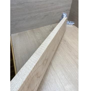 Клён Белый Явор, Волнистый заготовка грифа для электрогитары Тангент А Волна ААА 27х99х760 мм-3