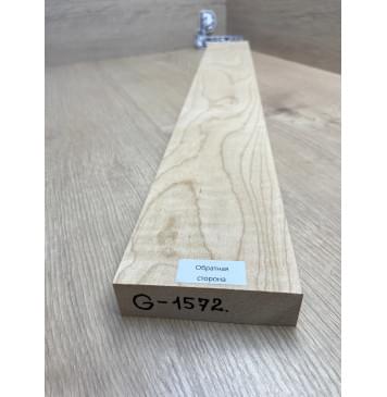 Клён Белый Явор, Волнистый заготовка грифа для электрогитары Тангент А Волна ААА 27х99х760 мм-7