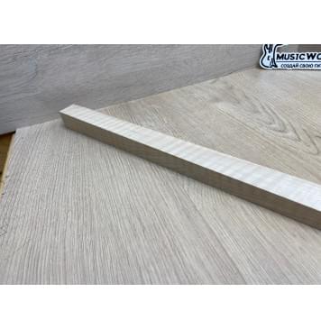 Клён Белый Явор, Волнистый Универсальная заготовка Радиал АА Волна ААА 27-10х28х900 мм-3