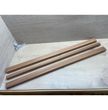 Сапели заготовка сквозного грифа гитары Радиал А 29х(47-28-47)х1015 мм - из 3х частей-0