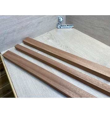 Сапели заготовка сквозного грифа гитары Радиал А 29х(47-28-47)х1015 мм - из 3х частей-9