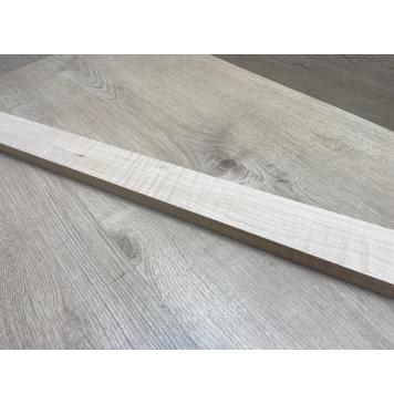 Клён Белый Явор, Волнистый заготовка для переклеенного сквозного грифа гитары Радиал А Волна ААА 20х57х126 мм-0