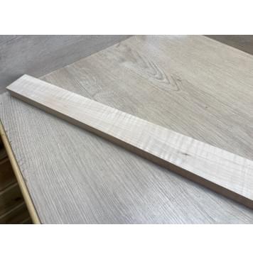 Клён Белый Явор, Волнистый заготовка для переклеенного сквозного грифа гитары Радиал А Волна ААА 20х57х126 мм-4