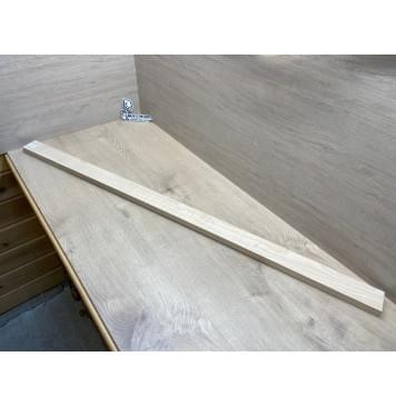Клён Белый Явор, Волнистый заготовка для переклеенного сквозного грифа гитары Радиал А Волна ААА 20х57х126 мм-9