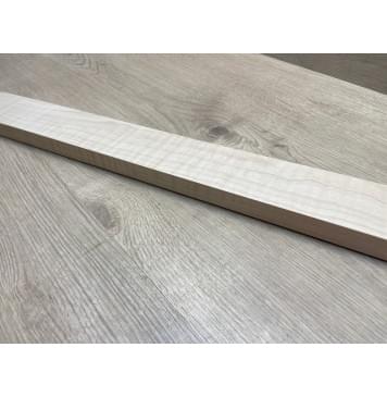 Клён Белый Явор, Волнистый заготовка для переклеенного сквозного грифа гитары Радиал А Волна ААА 20х57х126 мм-10