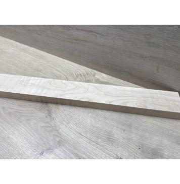 Клён Белый Явор, Волнистый заготовка для переклеенного сквозного грифа гитары Радиал А Волна ААА 20х57х126 мм-3