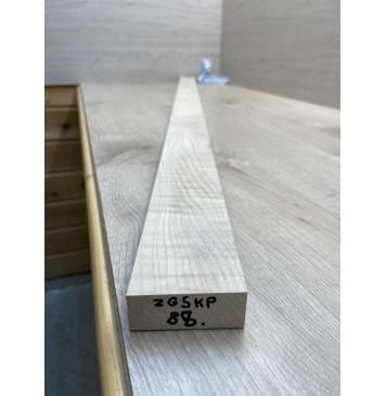 Клён Белый Явор, Волнистый заготовка для переклеенного сквозного грифа гитары Радиал А Волна ААА 20х57х126 мм-2