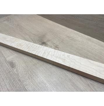 Клён Белый Явор, Волнистый заготовка для переклеенного сквозного грифа гитары Радиал А Волна ААА 20х57х126 мм-0