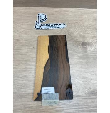 Зирикот заготовка накладки на головку грифа Смешанный ААА 7х110х222 мм-2