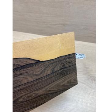 Зирикот заготовка накладки на головку грифа Смешанный ААА 5х175-130х240 мм-3