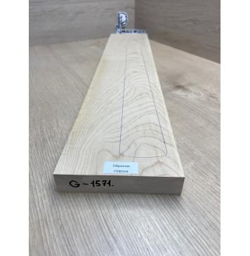 Клён Белый Явор, Волнистый заготовка грифа для электрогитары Тангент ААА Волна ААА 30х137х705 мм-4