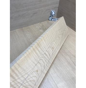 Клён Белый Явор, Волнистый заготовка грифа для электрогитары Тангент ААА Волна ААА 30х137х705 мм-11