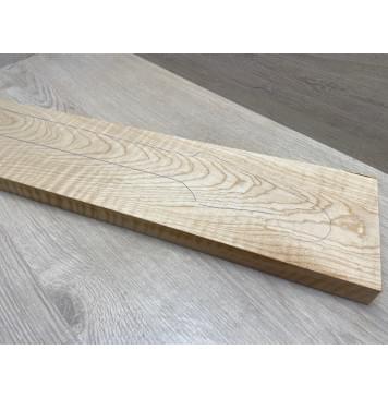 Клён Белый Явор, Волнистый заготовка грифа для электрогитары Тангент ААА Волна ААА 30х137х705 мм-17