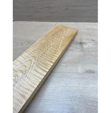Клён Белый Явор, Волнистый заготовка грифа для электрогитары Тангент ААА Волна ААА 30х137х705 мм-16