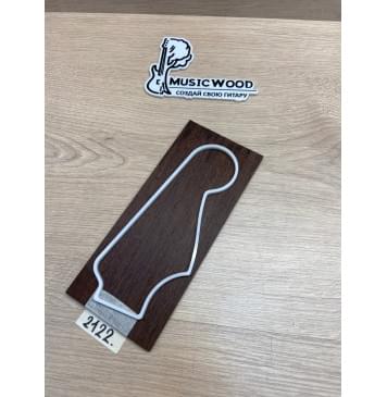 Венге заготовка накладки на головку грифа Радиал АА 5х93х215 мм-2
