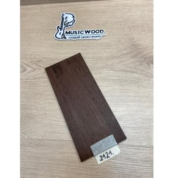 Венге заготовка накладки на головку грифа Радиал АА 5х93х215 мм-0