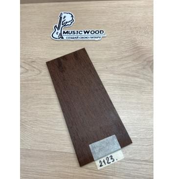 Венге заготовка накладки на головку грифа Радиал АА 5х93х215 мм-0
