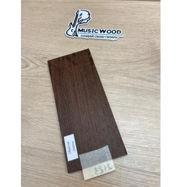 Венге заготовка накладки на головку грифа Радиал АА 5х93х215 мм-2