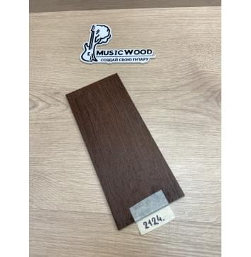 Венге заготовка накладки на головку грифа Радиал АА 5х93х215 мм-0