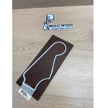 Венге заготовка накладки на головку грифа Радиал АА 5х93х215 мм-2