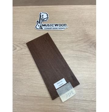 Венге заготовка накладки на головку грифа Радиал АА 5х93х215 мм-3